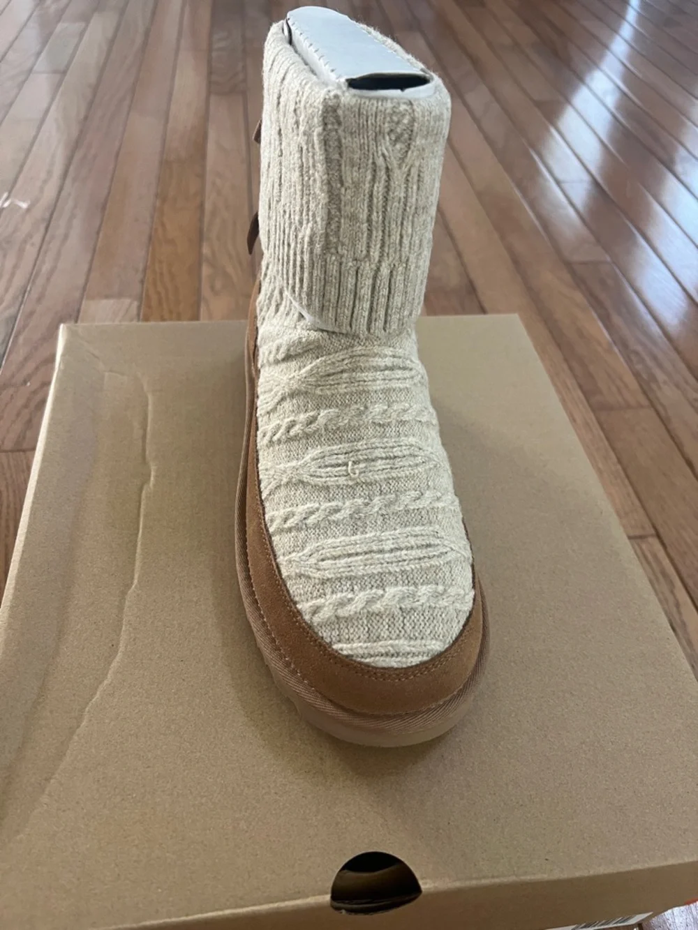 UGG® Classic Mini Cable Knit Bootie (Women)